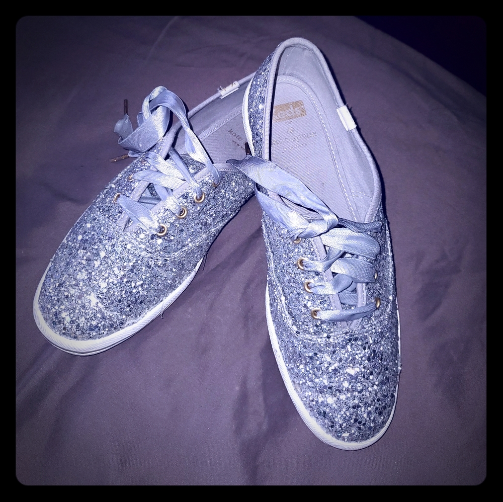 Kate Spade glitter keds
